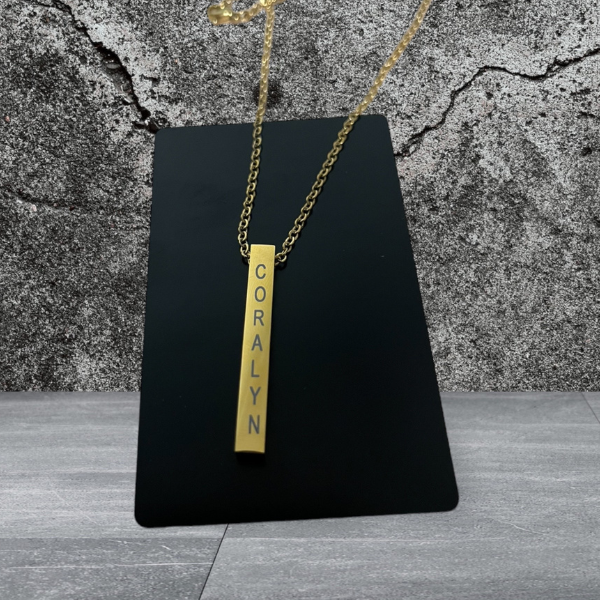 Vertical Bar Necklace