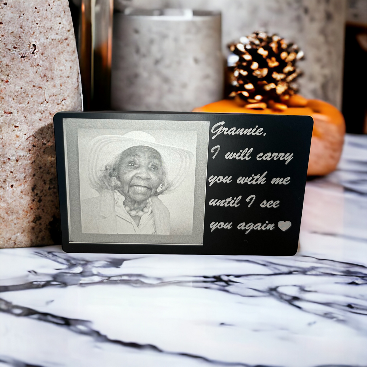 Custom Memorial Wallet Card