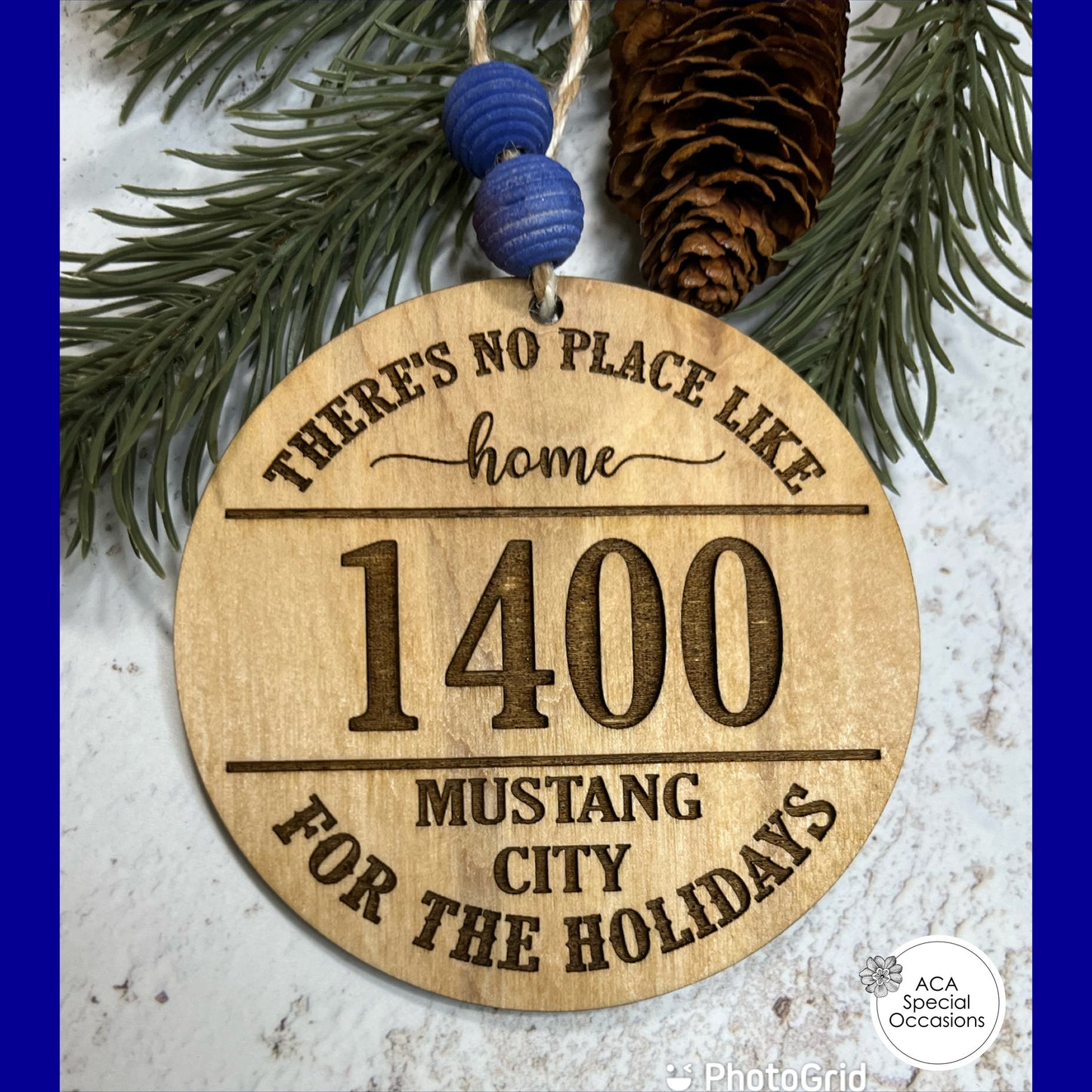 No Place Like Home Ornament 1400 Mustang City